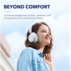 Anker A3040G21 Soundcore Q45 aktív zajszűrős fehér vezeték nélküli fejhallgató