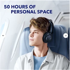 Anker A3040G31 Soundcore Q45 aktív zajszűrős kék vezeték nélküli fejhallgató