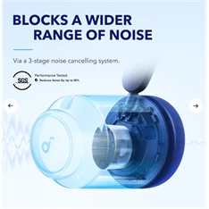 Anker A3040G31 Soundcore Q45 aktív zajszűrős kék vezeték nélküli fejhallgató