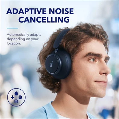 Anker A3040G31 Soundcore Q45 aktív zajszűrős kék vezeték nélküli fejhallgató
