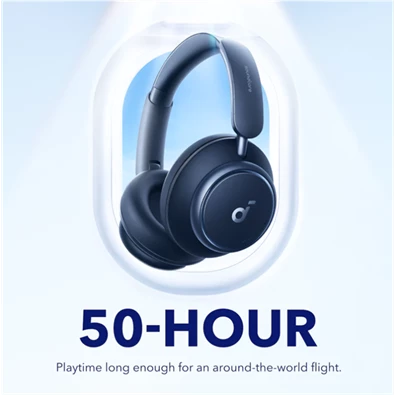 Anker A3040G31 Soundcore Q45 aktív zajszűrős kék vezeték nélküli fejhallgató