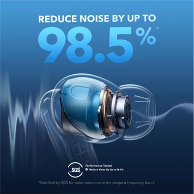Anker A3947G11 Soundcore Liberty 4 NC fekete vezeték nélküli fülhallgató