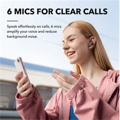 Anker A3947G11 Soundcore Liberty 4 NC fekete vezeték nélküli fülhallgató