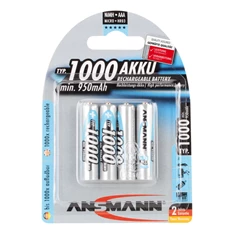 Ansmann AAA 1100mAh Ni-MH akkumulátor 4db/csomag