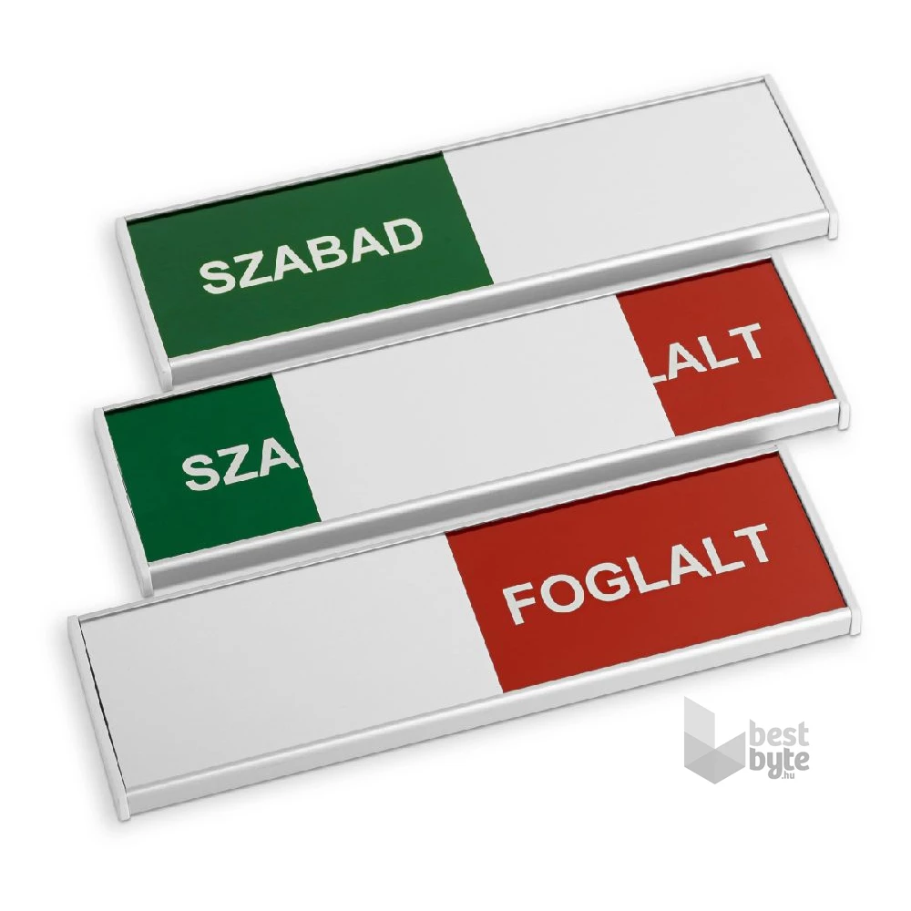 Alusign Fix szabad - foglalt tábla