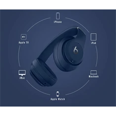 Apple Beats Studio3 Over-ear kék vezeték nélküli Bluetooth fejhallgató