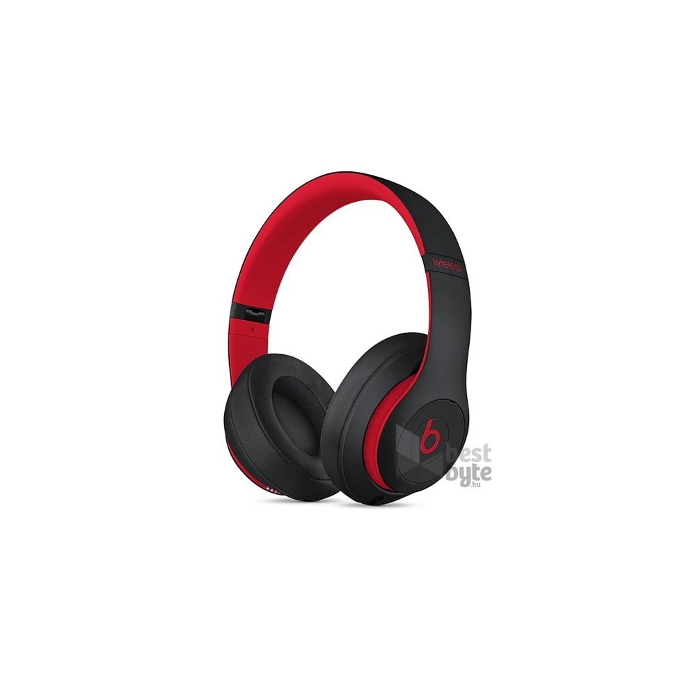 Apple Beats Studio3 fekete-piros vezeték nélküli Bluetooth fejhallgató