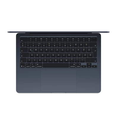 Apple MacBook Air laptop (13"/M4 chip 10 magos CPU és 8 magos GPU/16GB RAM/256GB SSD) - fekete