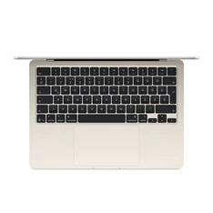 Apple MacBook Air laptop (13"/M4 chip 10 magos CPU és GPU/16GB RAM/512GB SSD) - csillagfény