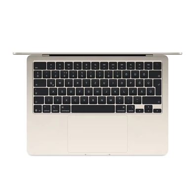 Apple MacBook Air laptop (13"/M4 chip 10 magos CPU és GPU/16GB RAM/512GB SSD) - csillagfény