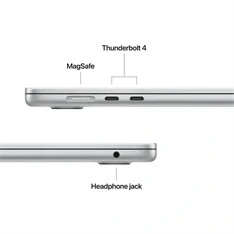 Apple MacBook Air 15"/M5 chip 10 magos CPU és GPU/24GB/1TB SSD/ezüst laptop