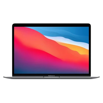 Apple MacBook Air 2020 laptop (13,3"Retina/M1 chip/7 magos GPU/8GB RAM/256GB SSD/Cseh/Felújított,batteryCARE+) - ezüst