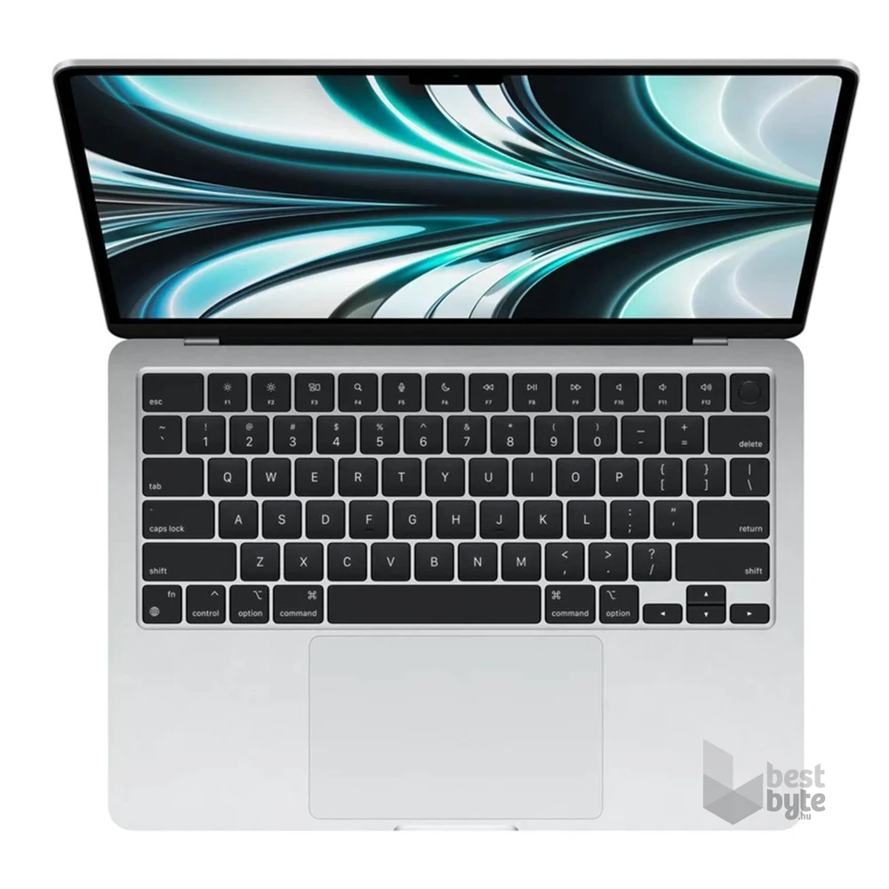 Apple MacBook Air 2022 laptop (13,6"/M2 chip/10 magos GPU/8GB RAM/512GB SSD/Cseh/Felújított,batteryCARE+) - ezüst
