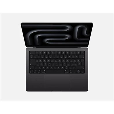Apple MacBook Pro laptop (14"/M3 Pro chip 11 magos CPU és 14 magos GPU/18GB RAM/512GB SSD) - éjfekete