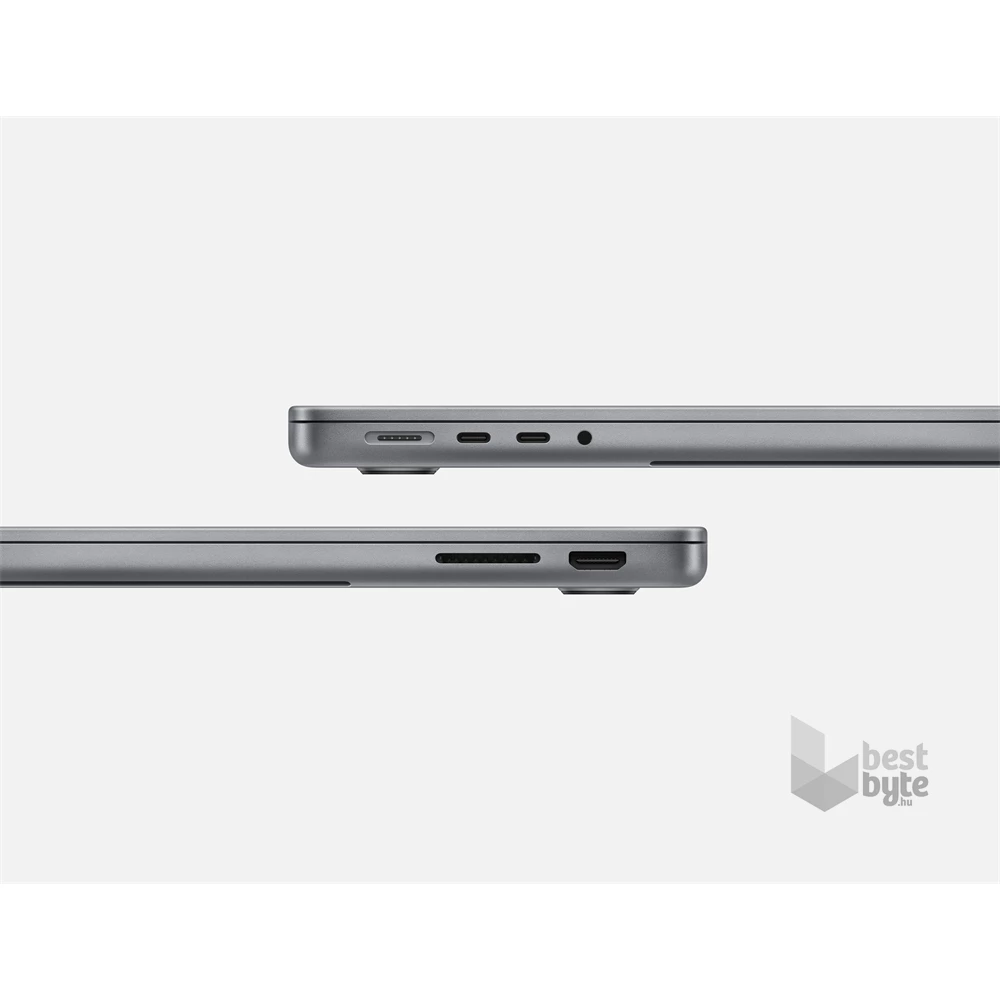 Apple MacBook Pro laptop (14" Retina/M3 chip 8 magos CPU és 10 magos GPU/16GB RAM/1TB) - asztroszürke