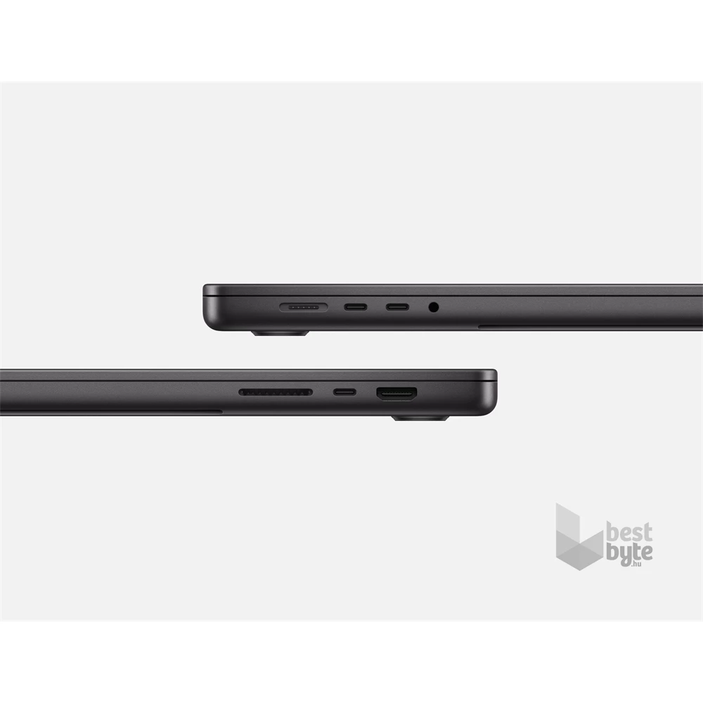 Apple MacBook Pro laptop (16"/M3 Pro chip 12 magos CPU és 18 magos GPU/18GB RAM/512GB SSD) - éjfekete
