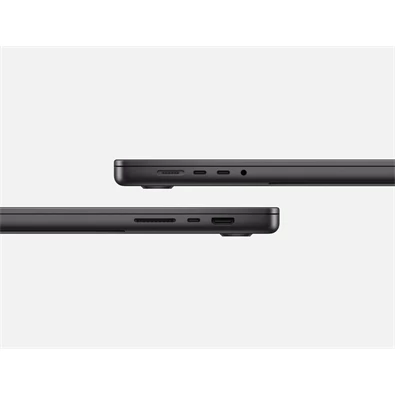 Apple MacBook Pro laptop (16"/M3 Pro chip 12 magos CPU és 18 magos GPU/18GB RAM/512GB SSD) - éjfekete