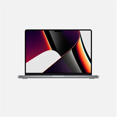 Apple MacBook Pro CTO 14" Retina/M1 Pro chip 10 magos CPU és 14 magos GPU/16GB/512GB SSD/asztroszürke laptop