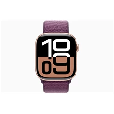 Apple Watch S10 Cellular (46mm) rozéarany alumínium tok, szilva sportszíj okosóra