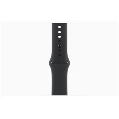 Apple Watch S10 GPS (46mm) kozmoszfekete alumínium tok, fekete sportszíj (M/L) okosóra