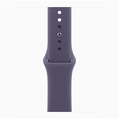 Apple Watch S11 GPS-es (42mm) ezüst alumínium tok, ködös lila M/L sportszíjas okosóra