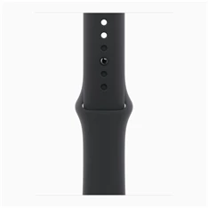 Apple Watch S11 GPS-es (42mm) kozmoszfekete alumínium tok, fekete S/M sportszíjas okosóra