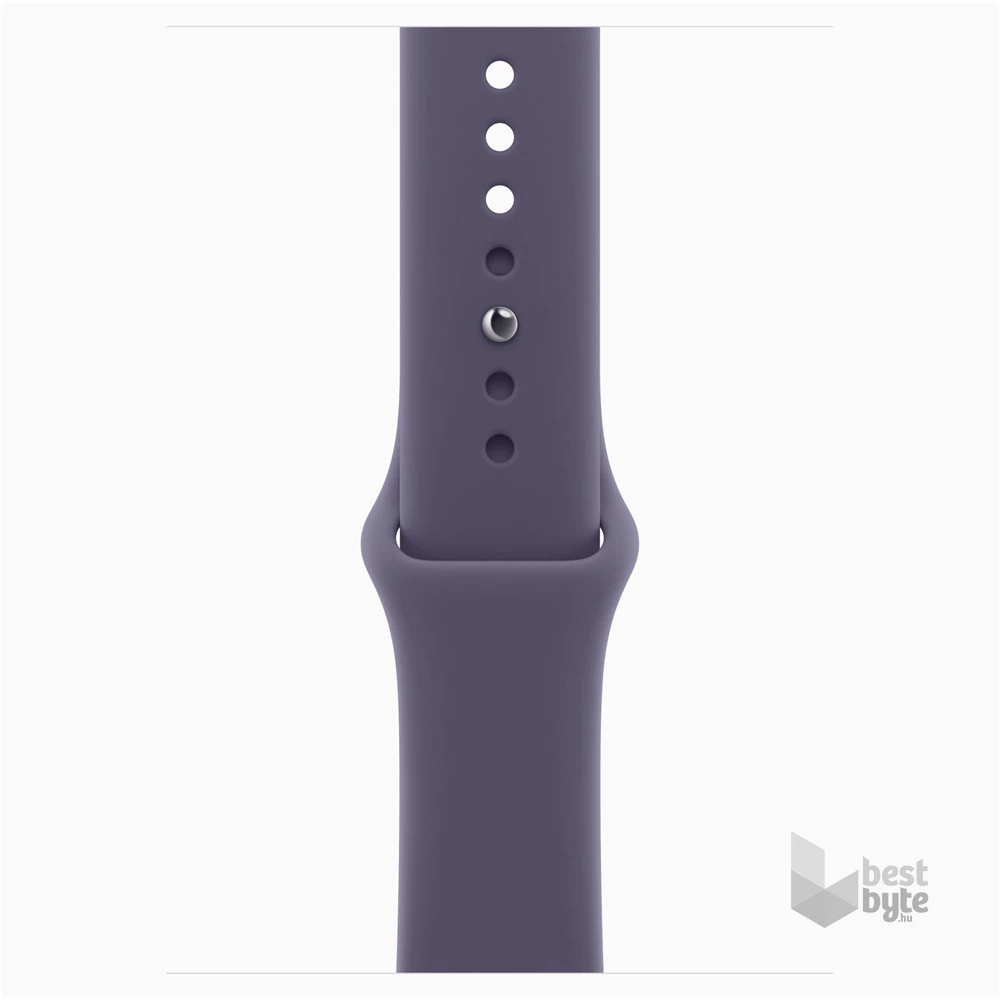 Apple Watch S11 GPS-es (46mm) ezüst alumínium tok, ködös lila S/M sportszíjas okosóra