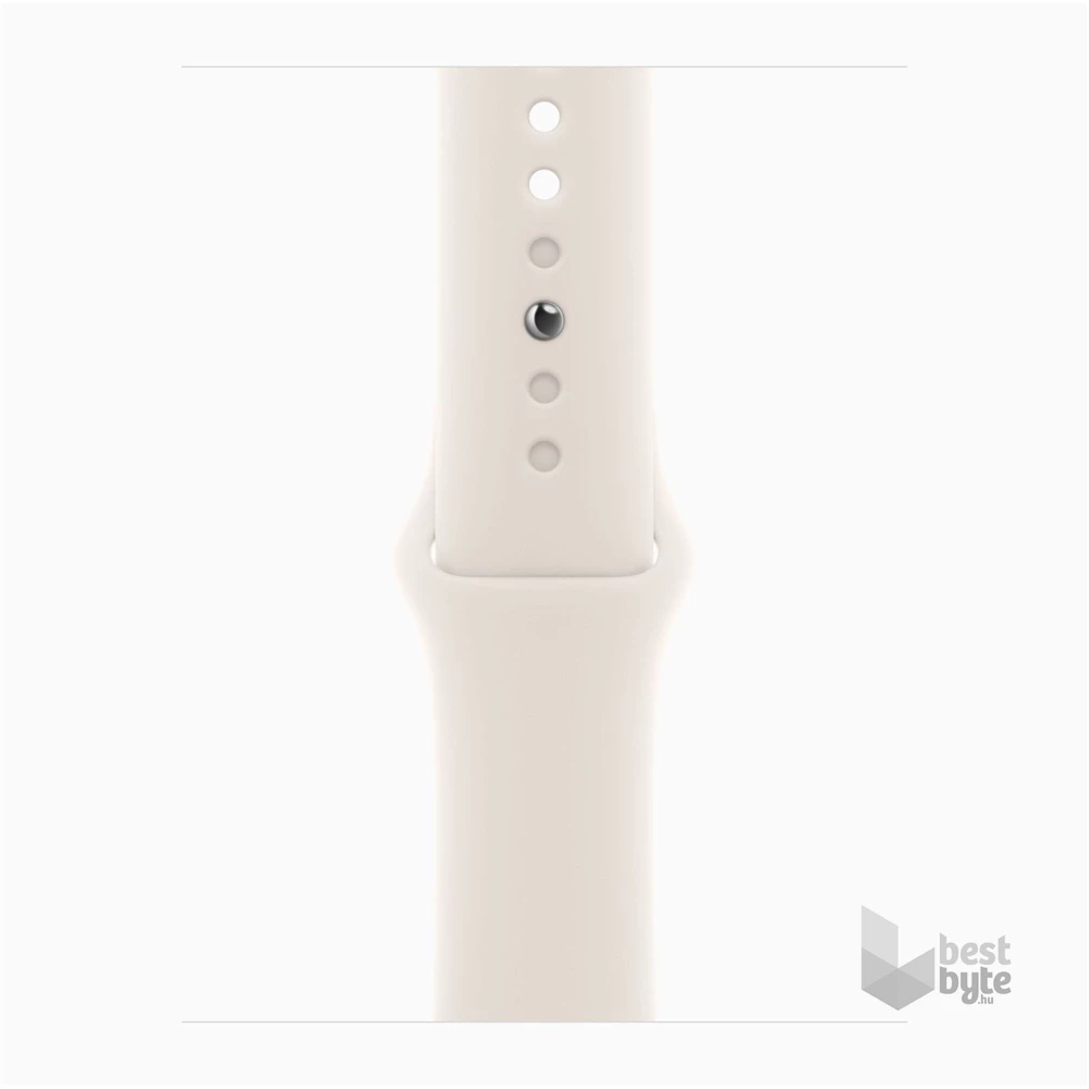 Apple Watch SE3 GPS-es (40mm) csillagfény alumínium tok, csillagfény M/L sportszíjas okosóra