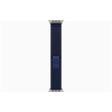 Apple Watch Ultra2 v2 Cellular (49mm) natúr titán tok, kék terep pánt (S/M) okosóra