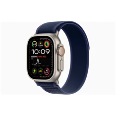 Apple Watch Ultra2 v2 Cellular (49mm) natúr titán tok, kék terep pánt (S/M) okosóra