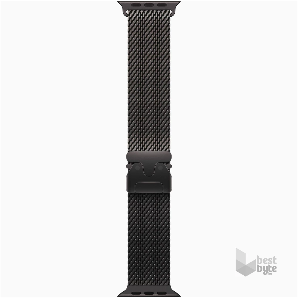 Apple Watch Ultra 3 Cellular (49mm) fekete titánium tok, fekete L milánói szíjas okosóra
