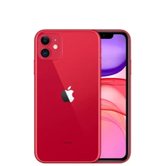 Apple iPhone 11 (PRODUCT)RED 4/128GB kártyafüggetlen okostelefon - piros (iOS)