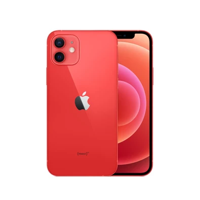 Apple iPhone 12 (PRODUCT)RED 4/128GB kártyafüggetlen okostelefon - piros (iOS)