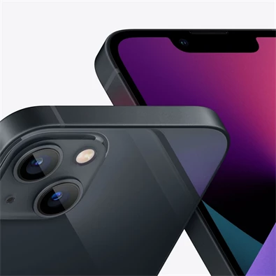 Apple iPhone 13 4/128GB Midnight kártyafüggetlen okostelefon - fekete (iOS)