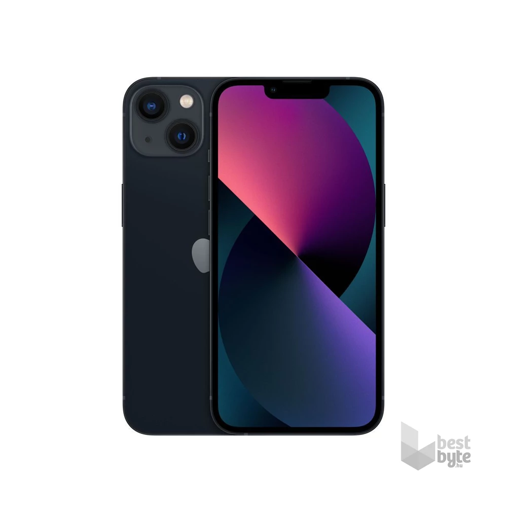 Apple iPhone 13 4/128GB Midnight kártyafüggetlen okostelefon - fekete (iOS)