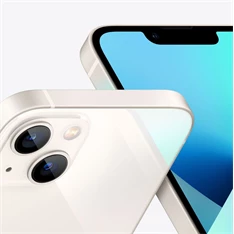 Apple iPhone 13 4/128GB Starlight kártyafüggetlen okostelefon - fehér (iOS)