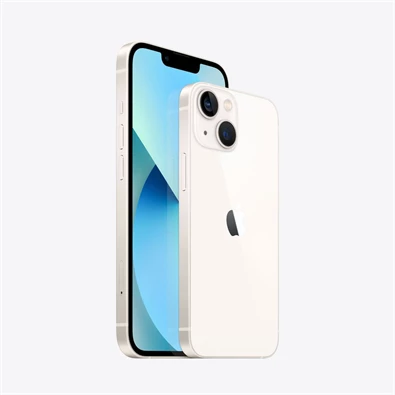 Apple iPhone 13 4/128GB Starlight kártyafüggetlen okostelefon - fehér (iOS)