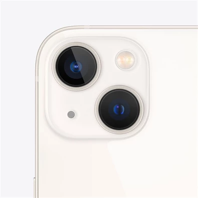 Apple iPhone 13 4/128GB Starlight kártyafüggetlen okostelefon - fehér (iOS)