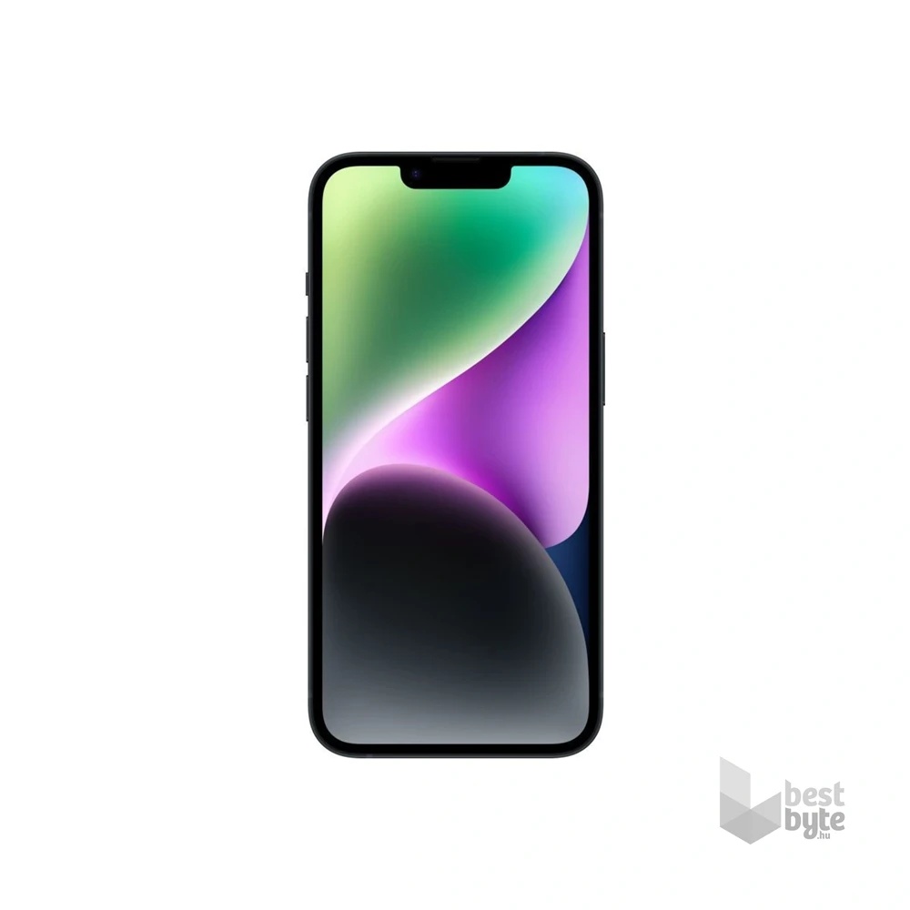 Apple iPhone 14 6/128GB Midnight kártyafüggetlen okostelefon (Használt A+) - fekete (iOS)