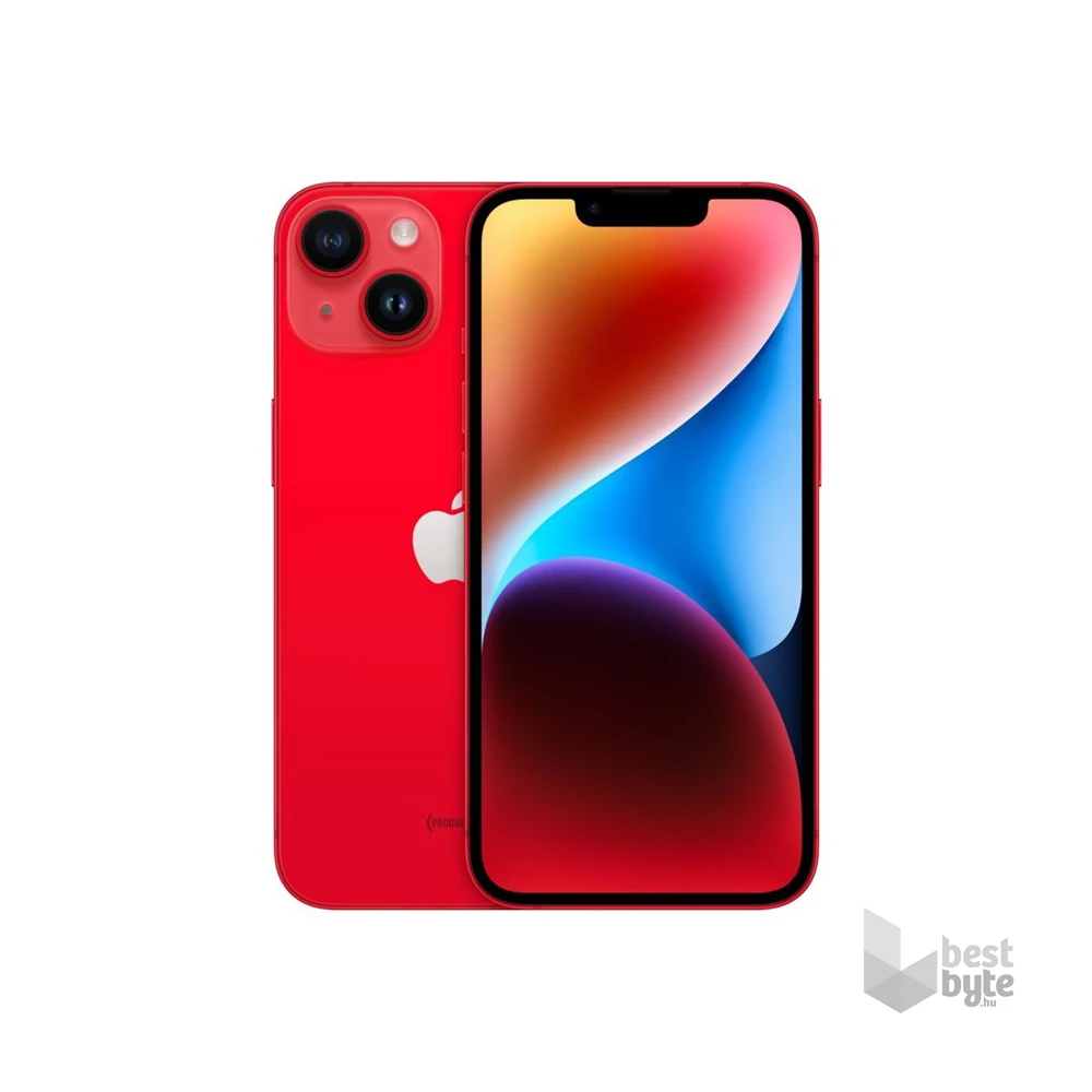 Apple iPhone 14 6/128GB (PRODUCT)RED kártyafüggetlen okostelefon - piros (iOS)