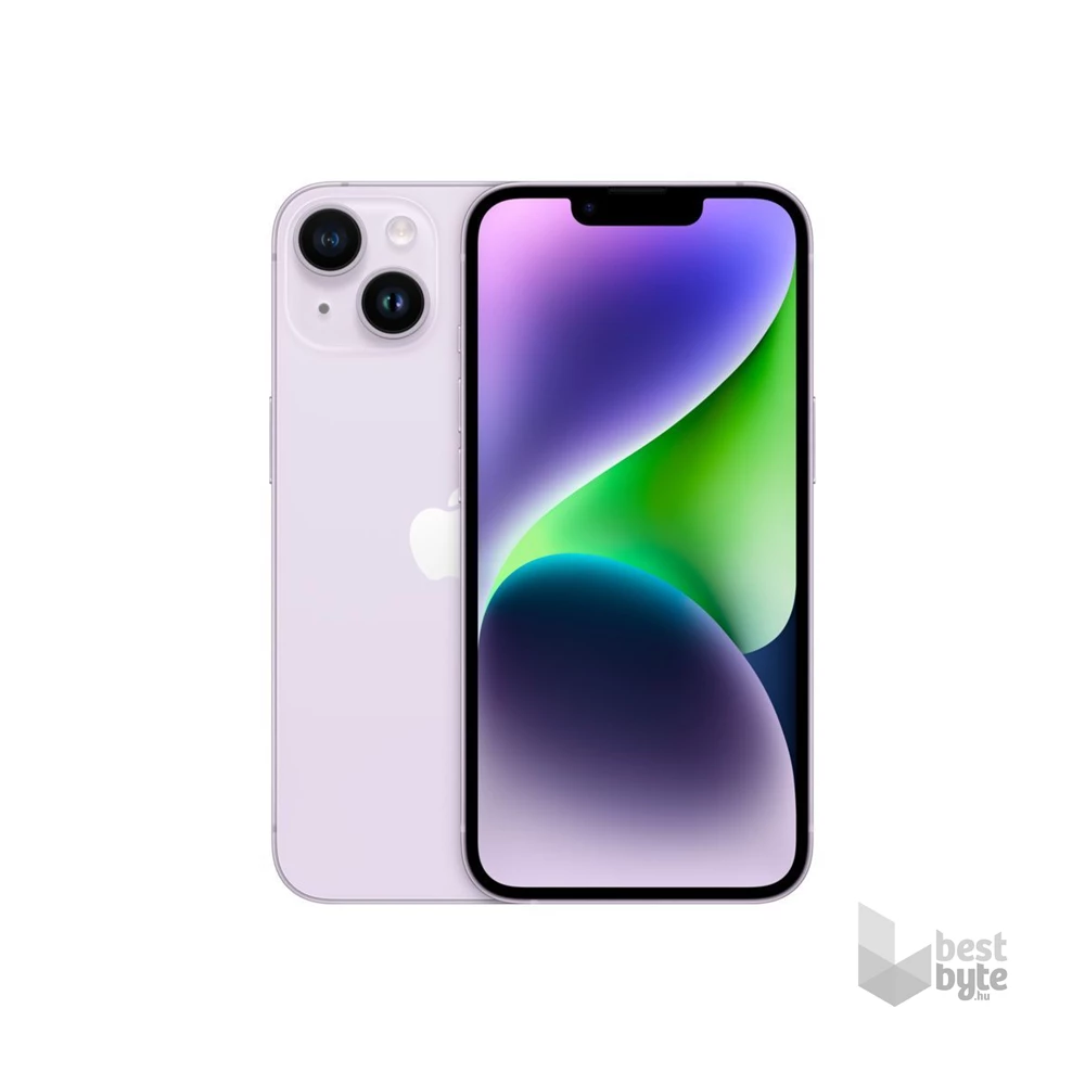 Apple iPhone 14 6/128GB Purple kártyafüggetlen okostelefon - lila (iOS)