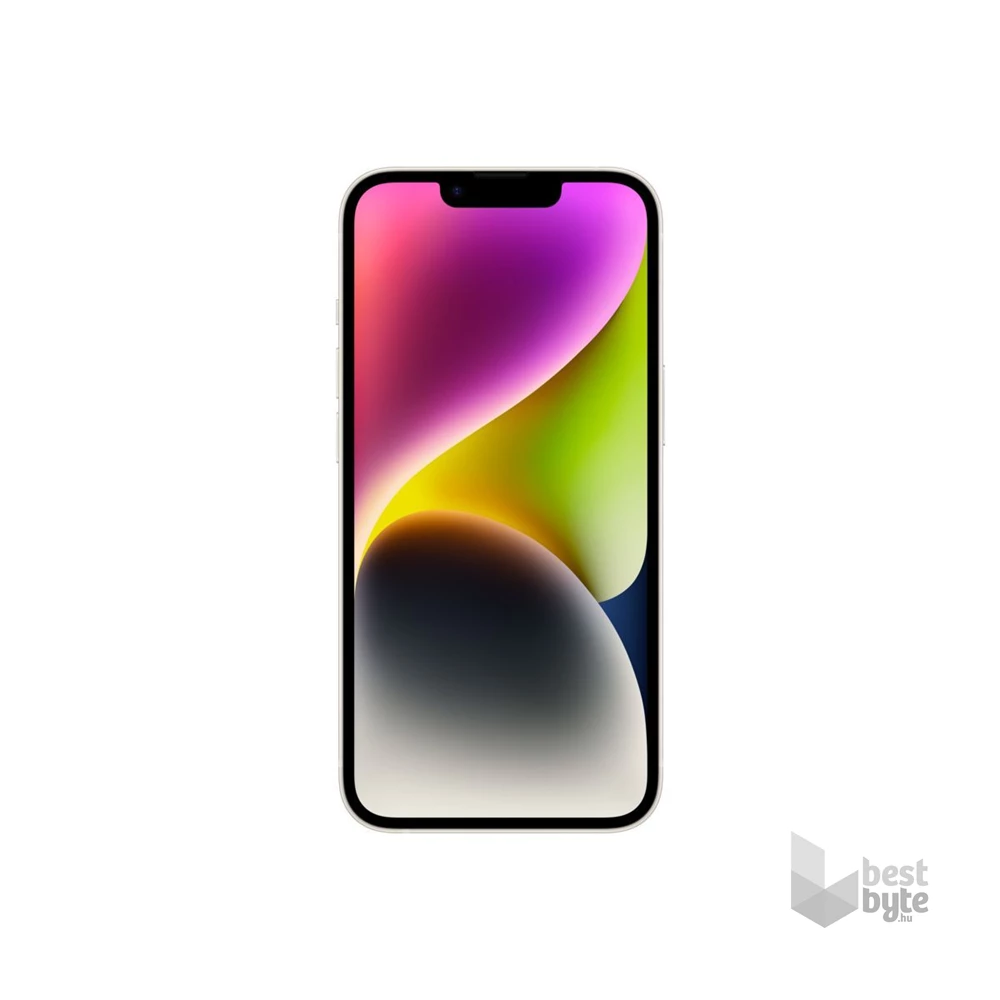 Apple iPhone 14 6/256GB Starlight kártyafüggetlen okostelefon - fehér (iOS)