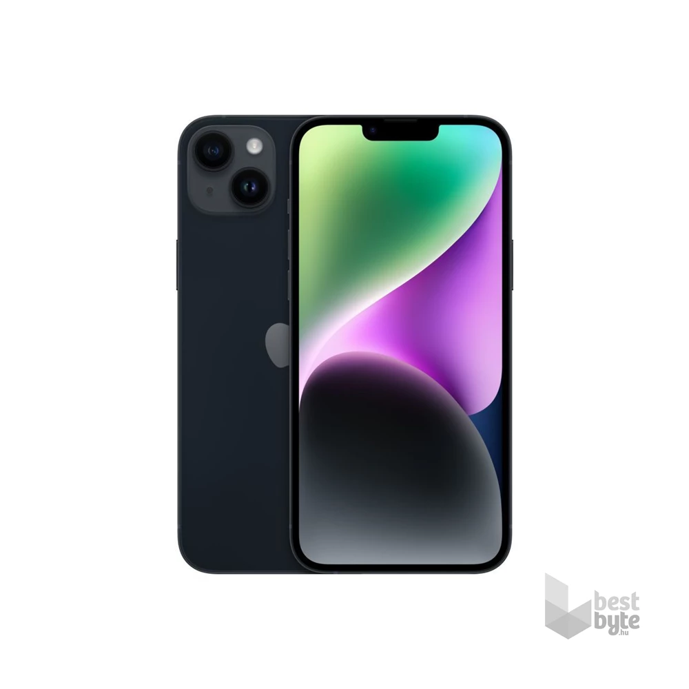 Apple iPhone 14 Plus 6/128GB Midnight kártyafüggetlen okostelefon - fekete (iOS)