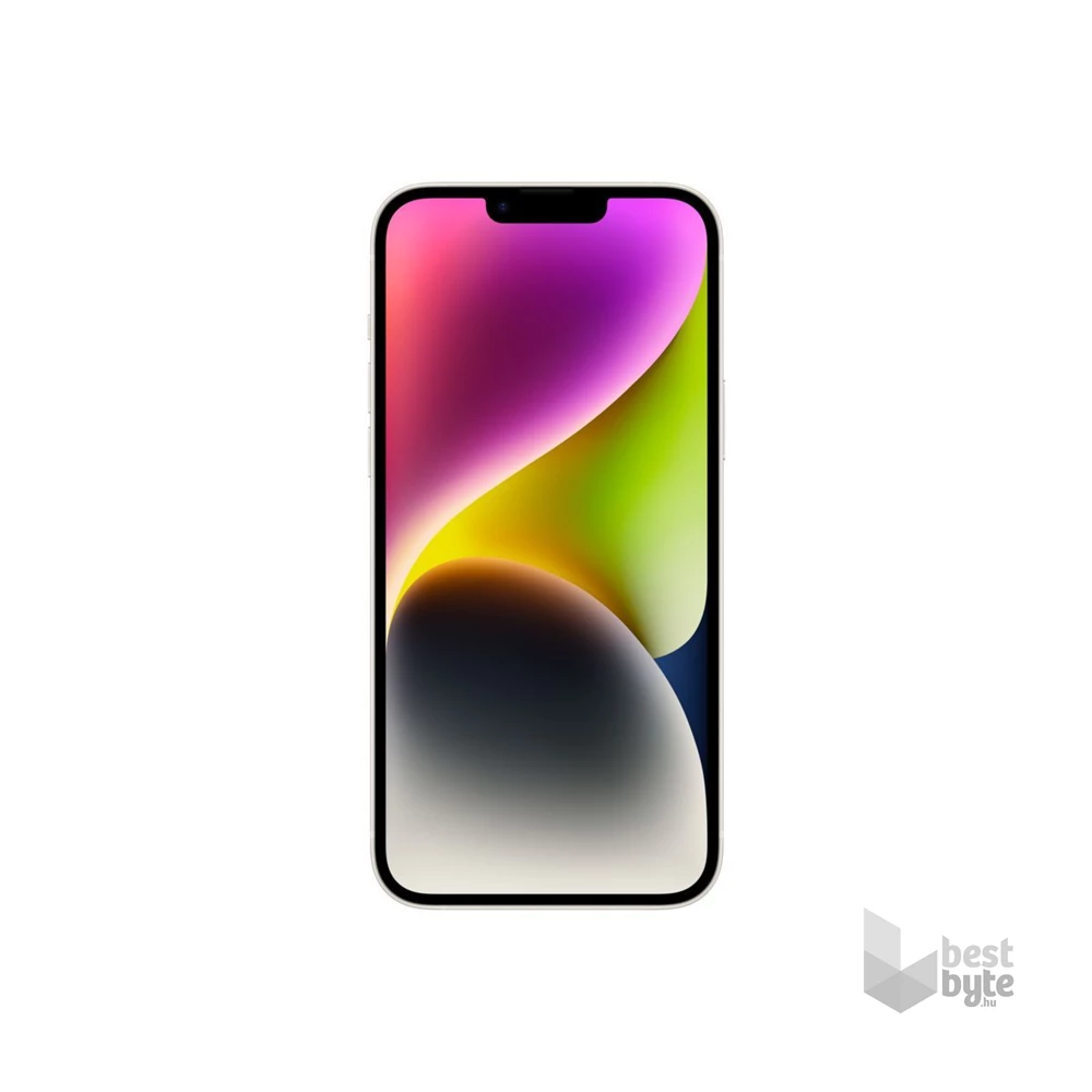 Apple iPhone 14 Plus 6/128GB Starlight kártyafüggetlen okostelefon - fehér (iOS)