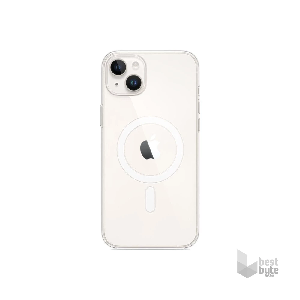 Apple iPhone 14 Plus átlátszó MagSafe szilikon tok