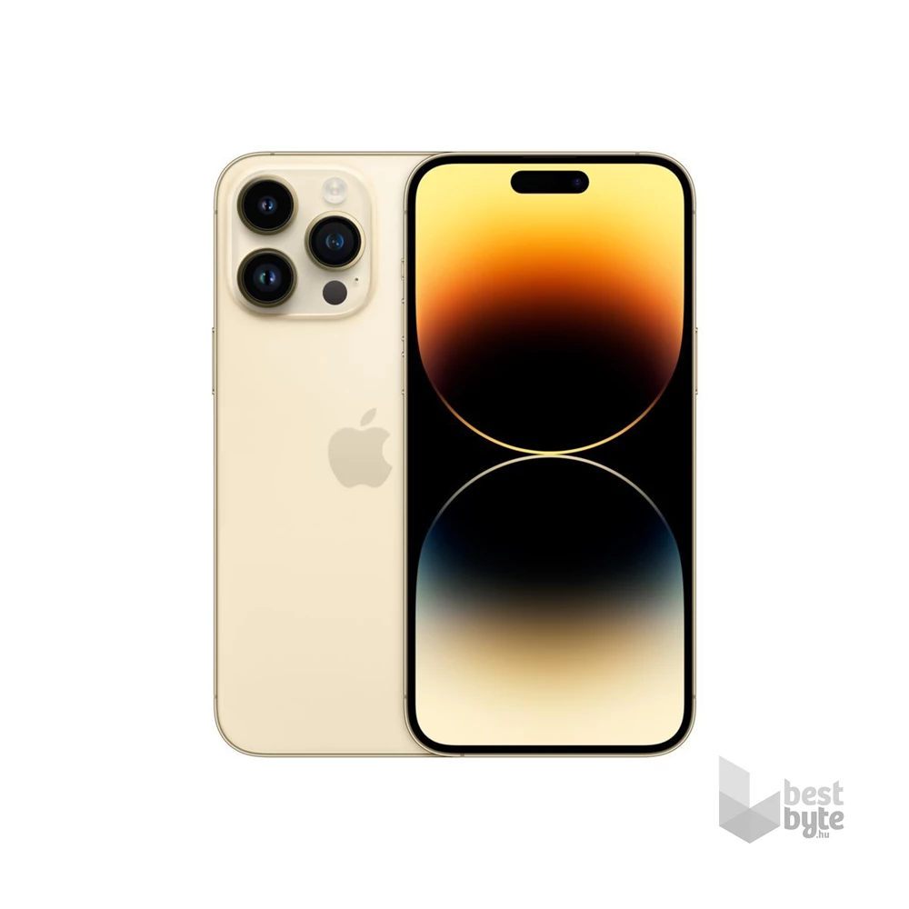 Apple iPhone 14 Pro Max 6/256GB Gold kártyafüggetlen okostelefon - arany (iOS)