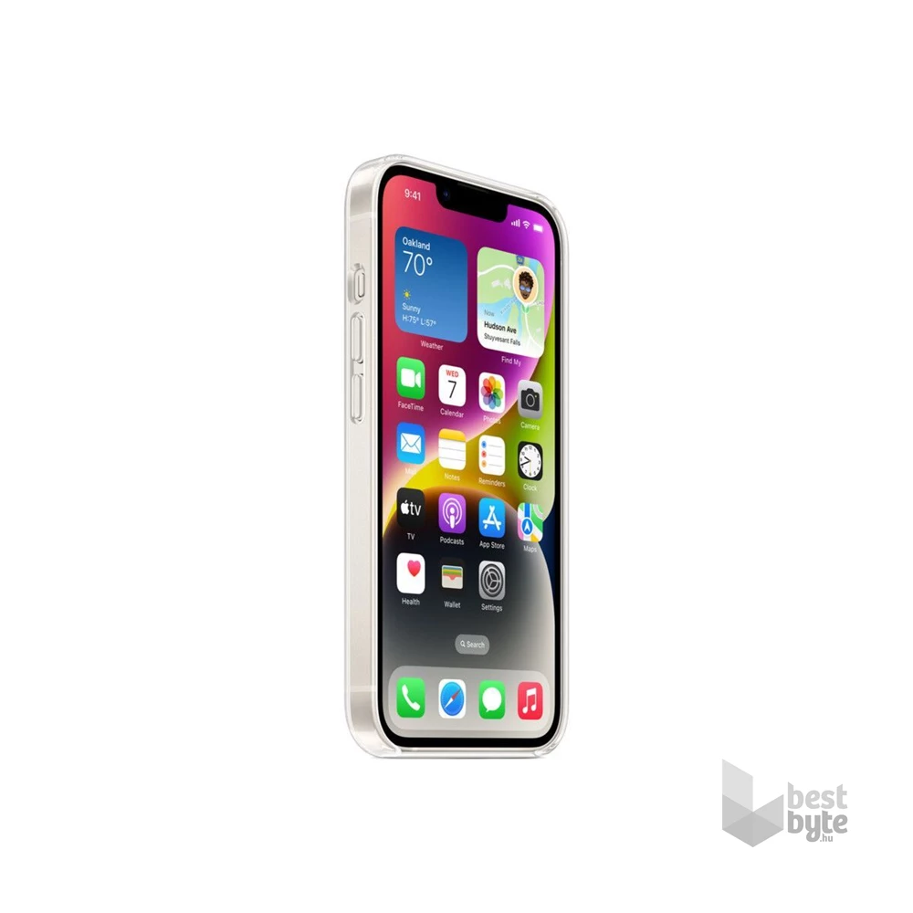 Apple iPhone 14 átlátszó MagSafe szilikon tok