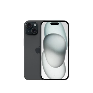 Apple iPhone 15 6/128GB kártyafüggetlen okostelefon - fekete (iOS)