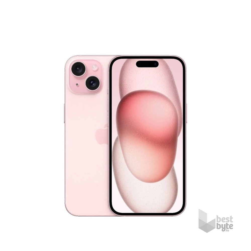 Apple iPhone 15 6/128GB kártyafüggetlen okostelefon - pink (iOS)