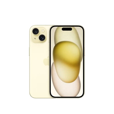 Apple iPhone 15 6/128GB kártyafüggetlen okostelefon - sárga (iOS)
